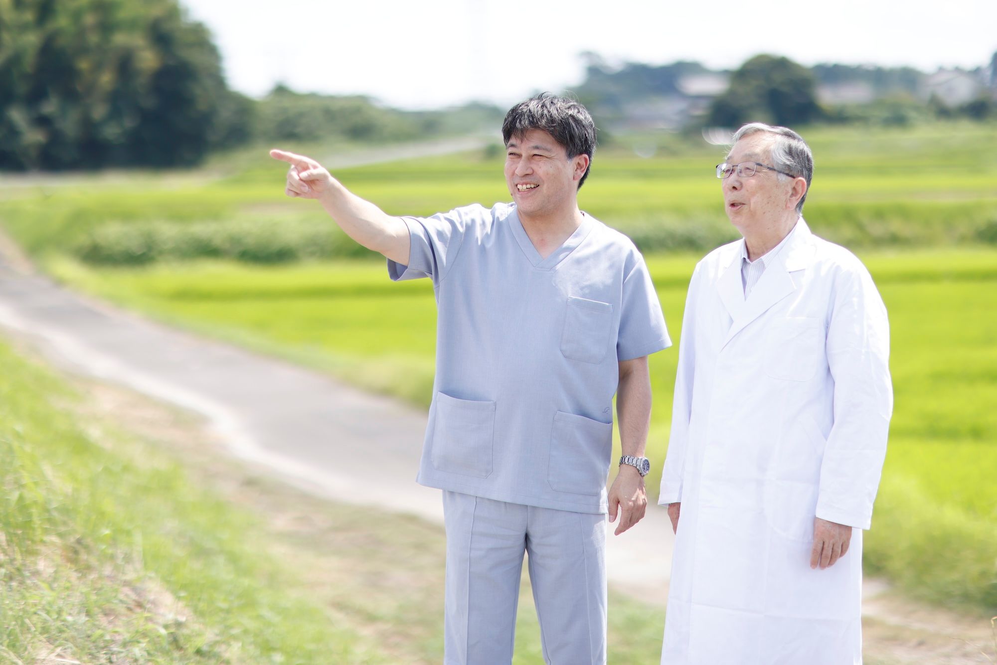 やまさき医院の山﨑院長と瀬之口先生